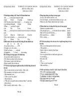 Đề kiểm tra tiếng anh lớp 8 - phần 3 pps