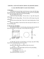 BÀI TOÁN PHẲNG TRONG TỌA ĐỘ DESCARTES docx