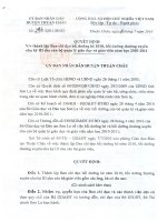 QĐ THÀNH LẬP BAN CHỈ ĐẠO BỒI DƯỠNG HÈ 10