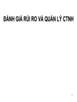 ĐÁNH GIÁ RỦI RO VÀ QUẢN LÝ CHẤT THẢI NGUY HẠI ppsx