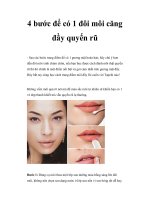 4 bước để có 1 đôi môi căng đầy quyến rũ pdf