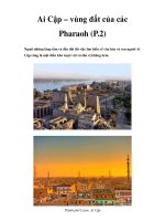 Ai Cập – vùng đất của các Pharaoh (P.2) doc