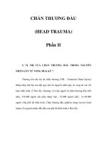 CHẤN THƯƠNG ĐẦU (HEAD TRAUMA) - Phần II pps