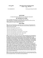 Nghị quyết số 322008QĐ-BTC doc