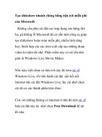 Tạo slideshow nhanh chóng bằng tiện ích miễn phí của Microsoft pps
