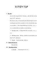 LUYỆN TẬP ĐẠI SỐ 6 ppsx