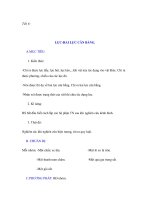 Giáo án vật lý lớp 6 - Tiết 6 pot