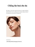 Chống lão hoá cho da pps