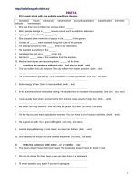 11CB -PRACTICE TEST OF UNIT 14