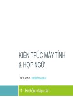 KIẾN TRÚC MÁY TÍNH & HỢP NGỮ pot