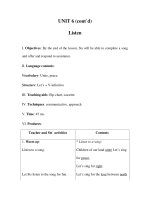 UNIT 6 (cont’d) Listen docx