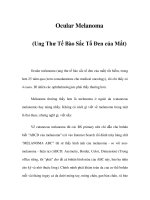 Ocular Melanoma (Ung Thư Tế Bào Sắc Tố Đen của Mắt) ppsx