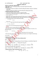 lý thuyết sóng cơ