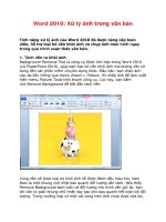 Word 2010: Xử lý ảnh trong văn bản ppsx