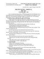 Kế hoạch học kì I