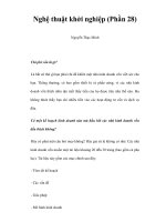 Nghệ thuật khởi nghiệp (Phần 28) pptx