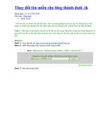 ĐỔI TÊN MIỀN WEBSITE CỦA BẠN