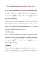 Bí quyết thành công trong phỏng vấn lúc ăn trưa pdf