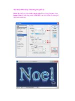 Thủ thuật Photoshop :Chữ băng đá (phần 3) docx