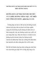 HƯỚNG DẪN CẬP NHẬT BẢN ĐỒ CHI TIẾT VN VÀ ĐIỀU HƯỚNG TIẾNG potx