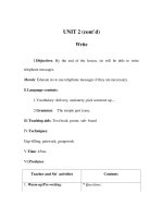 UNIT 2 (cont’d) Write ppsx