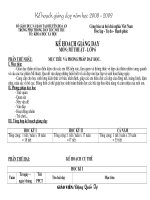 Kế hoạch giảng dạy 6,7,8,9. rất chi tiết.