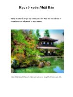 Rực rỡ vườn Nhật Bản docx
