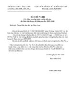 Bản đề nghị đánh giá,KT MCLTT