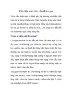 Cẩn thận với viêm cầu thận mạn docx