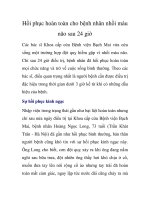 Hồi phục hoàn toàn cho bệnh nhân nhồi máu não sau 24 giờ ppsx