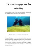 Tới Nha Trang lặn biển ấm mùa đông C pdf