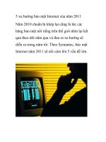 5 xu hướng bảo mật Internet của năm 2011 pps