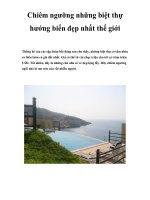 Chiêm ngưỡng những biệt thự hướng biển đẹp nhất thế giới doc