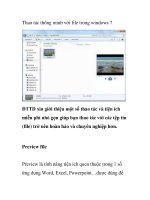 Thao tác thông minh với file trong windows 7 doc