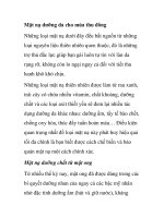 Mặt nạ dưỡng da cho mùa thu đông pps