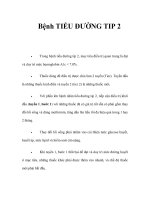 Bệnh TIỂU ĐƯỜNG TIP 2 pps
