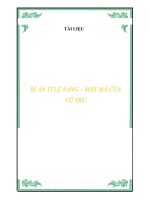 BÍ ẨN TỈ LỆ VÀNG – MẬT MÃ CỦA VŨ TRỤ pot