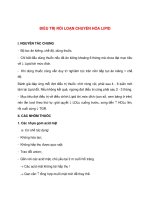 Bài giảng tim mạch - ĐIỀU TRỊ RỐI LOẠN CHUYỂN HÓA LIPID potx