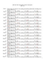 Đề thi thử TNPT môn ANH 2011 pdf