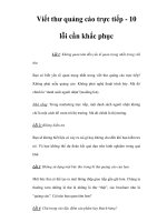 Viết thư quảng cáo trực tiếp - 10 lỗi cần khắc phục pdf