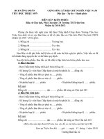 BIÊN BẢN KIỂM PHIẾU BẦU CTCĐ