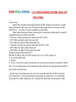 SẢN PHỤ KHOA - CƠ CHẾ ĐẺ NGÔI CHỎM- RAU SỔ THƯỜNG docx