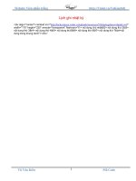 Lịch ghi nhật ký