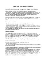 Làm chủ Blackberry phần 1 doc