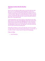 Một Quảng Cáo Rượu Màu Sắc Sống Động (phần 1) docx