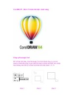 CorelDRAW - Bài 4: Vẽ hình chữ nhật - hình vuông docx