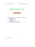 đề tài tính toán thiết kế hệ thống trữ đôngcho nhà máy thủy hải sản - luận văn, đồ án, đề tài tốt nghiệp