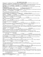 bài tập ôn hè hóa 10nc