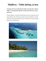 Maldives – Thiên đường xa hoa pps