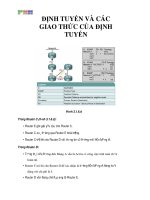 ĐỊNH TUYẾN VÀ CÁC GIAO THỨC CỦA ĐỊNH TUYẾN part1 pdf